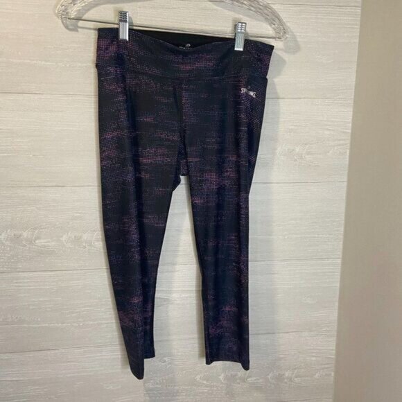 SPALDING Women's Activewear 3/4 Printed Leggings - Picture 3 of 6